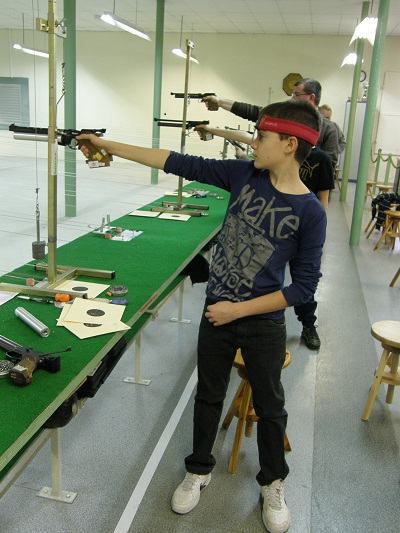 Anthony CLARA Benjamin au PISTOLET Olympique 10 M.jpg Anthony CLARA Benjamin au PISTOLET Olympique 10 M.jpg